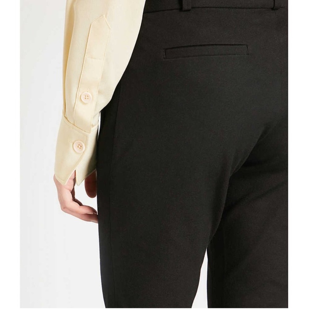 Joseph New Eliston Gabardine Stretch Trousers Pants Women’s 42 Black - Picture 4 of 11
